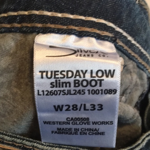 Silver Jeans Co. Tuesday low slim bootcut - Picture 7 of 7